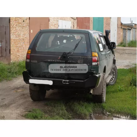 Бампер задний силовой Torque 4x4 для Mitsubishi Pajero Sport 1998-2008