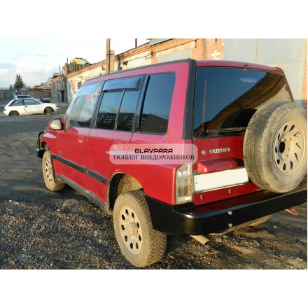 Бампер задний силовой Torque 4x4 для Suzuki Escudo 1988-1998 (5 дверей) квадратный