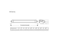 Всепогодная светодиодная балка Aurora ALO-S6-6-R5H1 комбинированный дальний свет 10° + 20° одноряядная