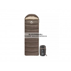 Мешок спальный Naturehike U350, (190х30)х75 см, (правый) (ТК: +1C), коричневый
