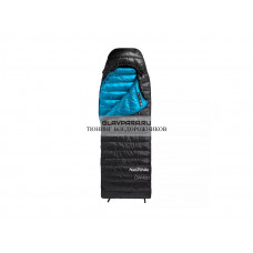 Мешок спальный Naturehike Ultralight CW400 M , 210х75 см, (правый) (ТК: +5C), черный