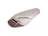 Мешок спальный Naturehike SnowBird, 190х75 см, M (350G), (правый) (ТК: +7C), серый/коричневый
