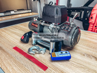 Лебедка электрическая 12V Electric Winch 6000lbs / 2722 кг стальной трос 7х15