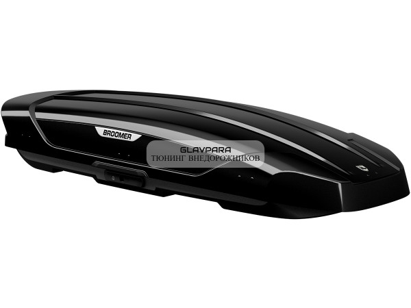 Автобокс Broomer Venture LS 450л 2130*890*360 черный глянец Fast Mount 195см