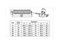 Светодиодная балка Aurora ALO-D6D1-20 200W