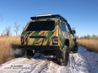 Бампер задний силовой Niva-Parts для LADA NIVA 4x4 с проушинами и кронштейном под домкрат (NP-00264)