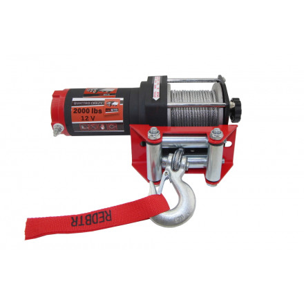 Лебедка ATV серия QUATTRO CRAZY 2.0 (907 кг) 12V мотор 2 kW 153:1