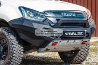 Силовой бампер передний RIVAL алюминиевый для Isuzu D-MAX 2017-2019 (без ПТФ) 2D.9101.1-NL