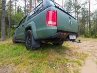 Задний силовой бампер АМЗ на Volkswagen Amarok с защитой крыльев Задний силовой бампер АМЗ на Volkswagen Amarok с защитой крыльев