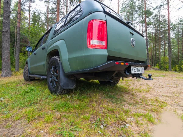 Задний силовой бампер АМЗ на Volkswagen Amarok с защитой крыльев Задний силовой бампер АМЗ на Volkswagen Amarok с защитой крыльев