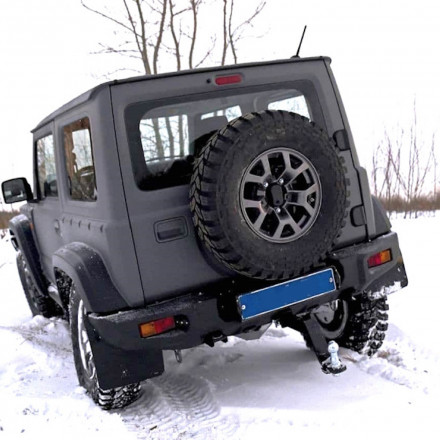 Задний силовой бампер KDT для Suzuki Jimny 2019-
