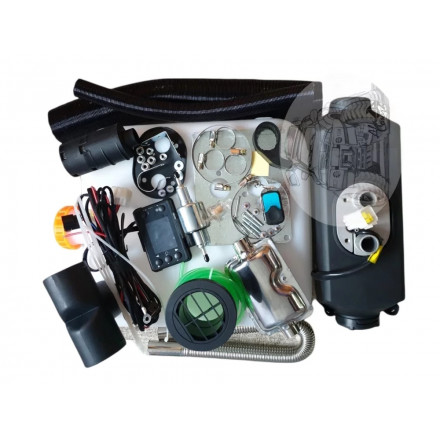 Воздушный стояночный обогреватель 24V/2кВт GRIZZLY (пластиковый бак, 7л, с глушителем)