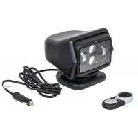 Фара-искатель 12V 60W LED с дистанционным управлением, черный,цок-H3 (180х180х175мм) на магните Фара-искатель 12V 60W LED с дистанционным управлением, черный,цок-H3 (180х180х175мм) на магните
