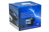Фара-искатель 12V 60W LED с дистанционным управлением, черный,цок-H3 (180х180х175мм) на магните