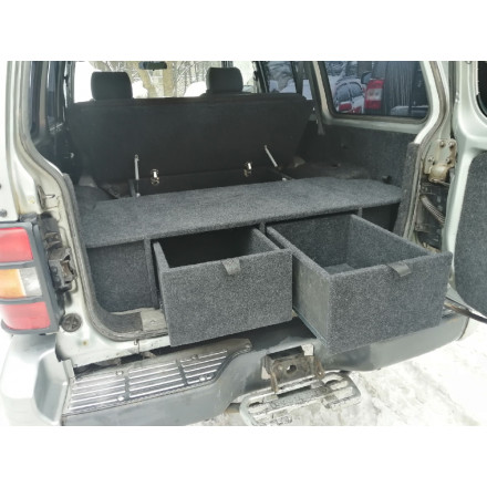Органайзер Экспедиция для Mitsubishi Pajero 2 (функция спальника)