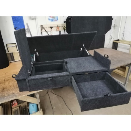 Органайзер Экспедиция+ для Nissan Patrol Y61 (функция спальника)