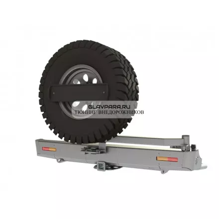 Бампер силовой задний STC Mitsubishi L200 2006-2013 квадрат,калитка центр,фонари