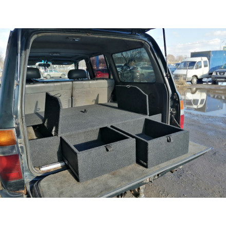 Органайзер Экспедиция для Toyota Land Cruiser 80 (функция спальника)