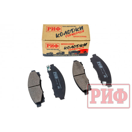 Колодки тормозные РИФ Mitsubishi L200 2005+, Pajero Sport 2008-2015 OEM 4605A284, 4605B233, 4605A198