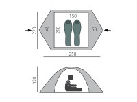 Палатка BTrace Ion 2+ (Зеленый)