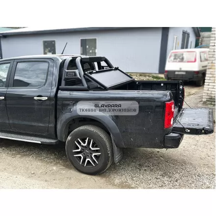 Дуга из круглых труб HAL D76мм для пикапов Great Wall Poer, JAC T6/T8, Changan, Dongfeng DF6, Foton Tunland G7, Mitsubishi L200 с 2024г, Toyota Hilux с 2015, Great Wall Wingle 7, Isuzu D-Max 2021+, Nissan Navara D40, Ford Ranger T6