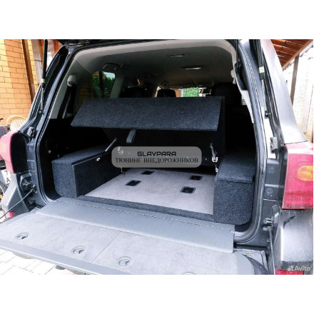 Органайзер Стандарт-докатка для Toyota Land Cruiser 200 (функция спальника)