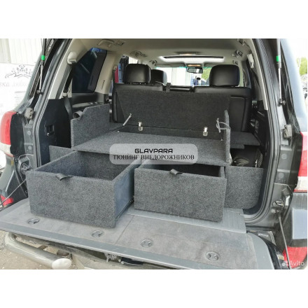 Органайзер Экспедиция для Toyota Land Cruiser 200 (функция спальника)