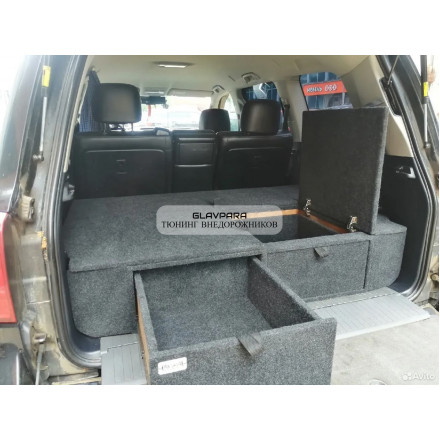 Органайзер Экспедиция+ для Toyota Land Cruiser 200 (функция спальника)