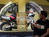 Палатка Naturehike Could Tourer 2-местная+ мотоцикл, алюминиевый каркас, серый