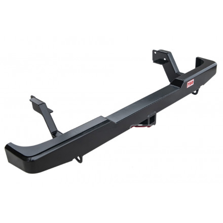 Бампер силовой задний РИФ для Mazda B2500/BT50, Ford Ranger T5 2006-2010 с квадратом под фаркоп