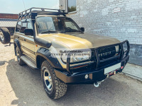 Багажник экспедиционный УНИКАР для Toyota Land Cruiser 80 сварной с сеткой