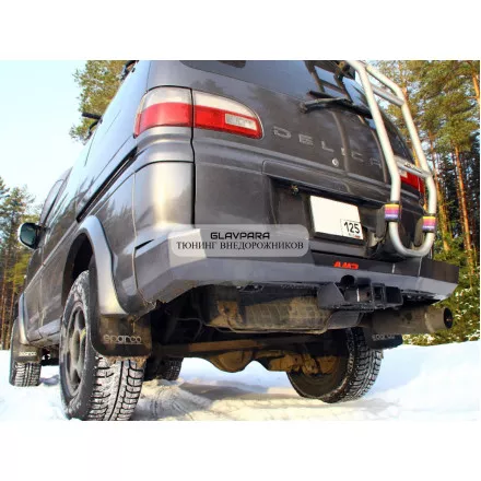 Бампер задний силовой АМЗ для Mitsubishi Delica 1994-2007