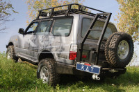 Силовые пороги KDT II поколения для Land Cruiser 80