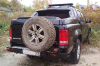 Бампер задний силовой OJ для Volkswagen Amarok с калиткой (03.135.12) Бампер задний силовой OJ для Volkswagen Amarok с калиткой (03.135.12)