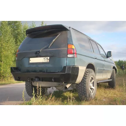 Задний силовой бампер АМЗ для Mitsubishi Pajero Sport 1