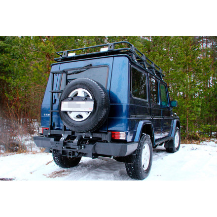 Задний силовой бампер АМЗ на Mercedes G-класс