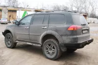Бампер задний силовой OJ для Mitsubishi Pajero Sport 2009-2015 (03.137.01)