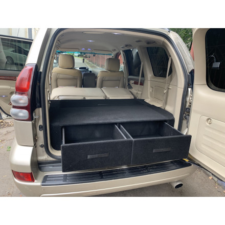 Органайзер Экспедиция для Toyota Prado 120 (функция спальника) Органайзер Экспедиция для Toyota Prado 120 (функция спальника)