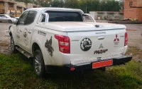 Бампер задний силовой OJ для Mitsubishi L200 2015-2018 (03.142.01)