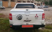 Бампер задний силовой OJ для Mitsubishi L200 2015-2018 (03.142.01)