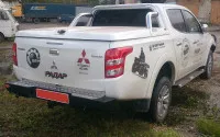 Бампер задний силовой OJ для Mitsubishi L200 2015-2018 (03.142.01)