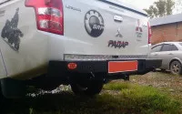 Бампер задний силовой OJ для Mitsubishi L200 2015-2018 (03.142.01)
